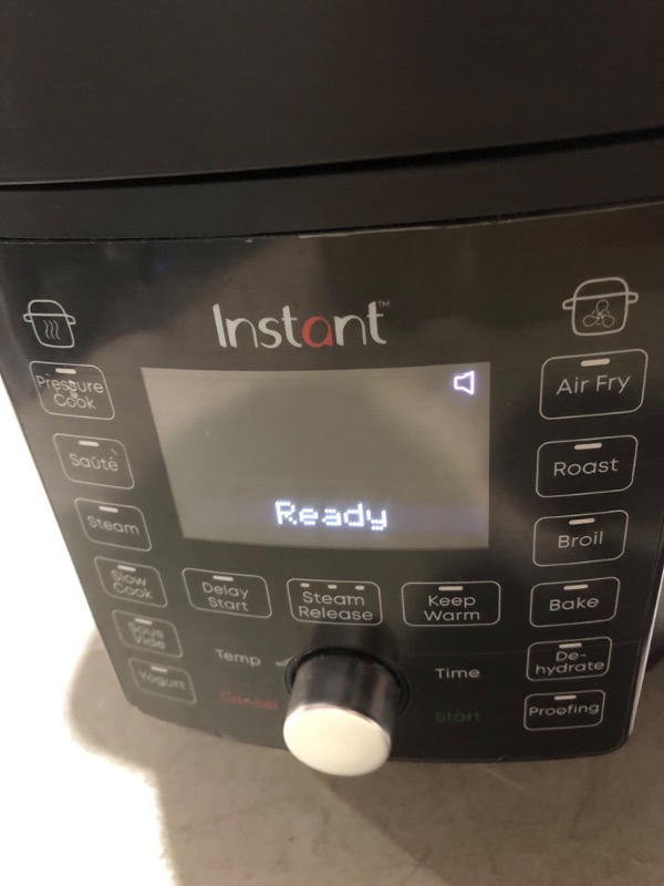 Photo 1 of ***DAMAGED - SEE COMMENTS***
Instant Pot Duo Crisp Ultimate Lid, 13-in-1 Air Fryer and Pressure Cooker Combo, Sauté, Slow Cook, Bake, Steam, 