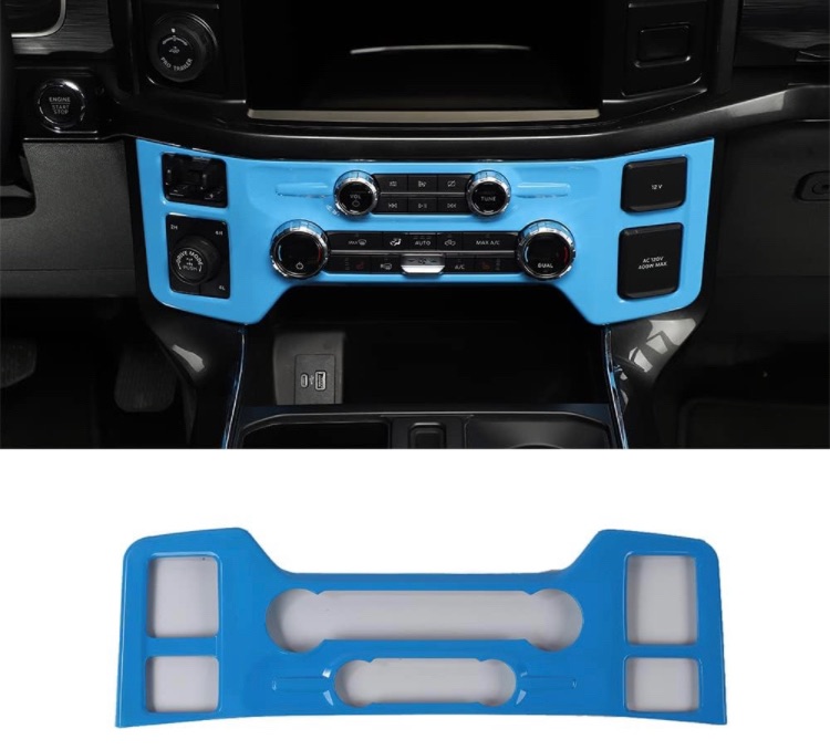 Photo 1 of Bestmotoring Car ABS Center Console Air Conditioning Panel Cover Decorative Trim