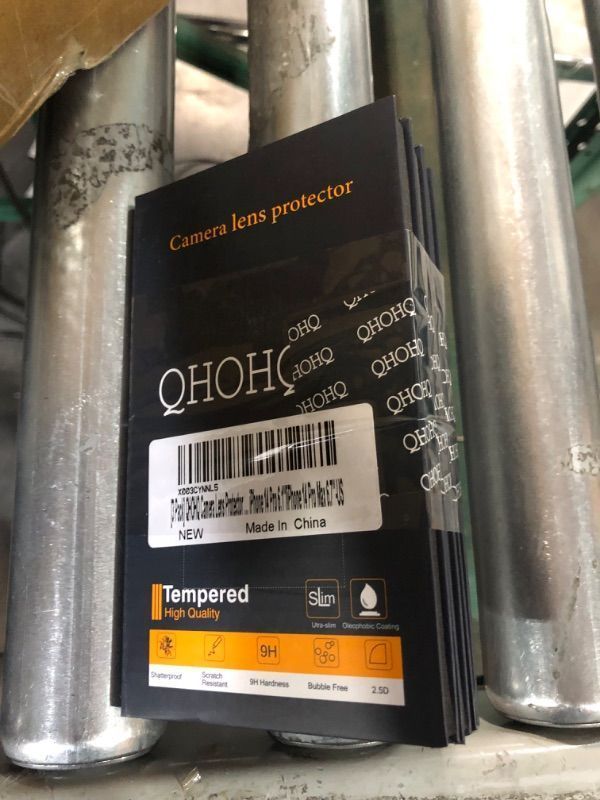 Photo 1 of **3 PACK**
QHOHQ 3 Pack Screen Protector for iPhone 14 Pro Max 6.7 Inch with 3 Pack Tempered Glass Camera Lens Protector