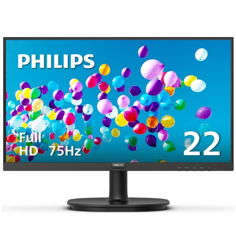 Photo 1 of PHILIPS Computer Monitors 22 inch Class Thin Full HD (1920 x 1080) 75Hz Monitor, VESA, HDMI & VGA Port