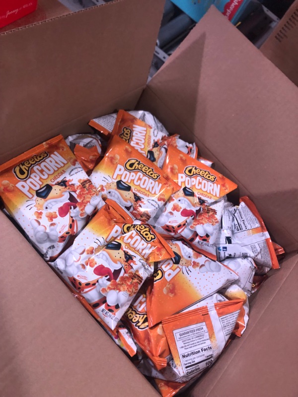 Photo 1 of Cheetos Popcorn, Cheddar, 0.625oz Bags (40 Pack), 40 count Cheetos Popcorn Cheddar