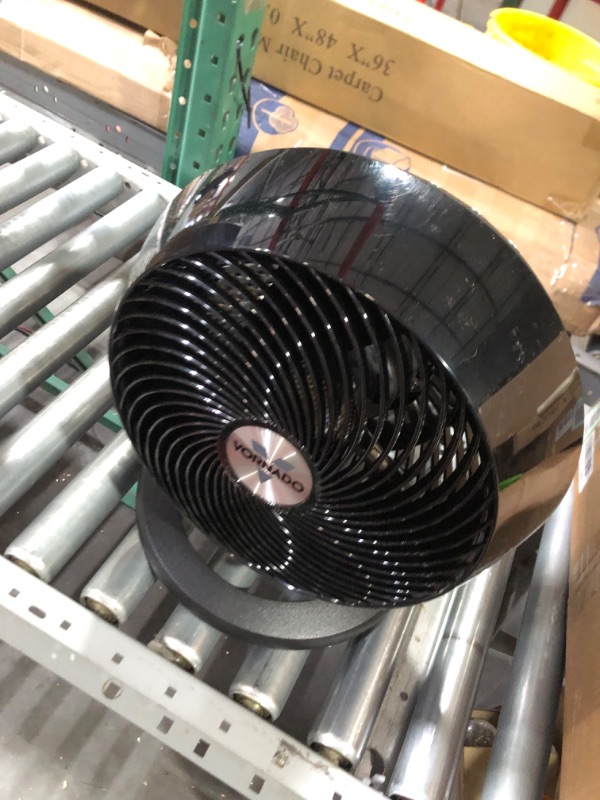 Photo 2 of **PARTS ONLY/SALE FINAL**
**NON-REFUNDABLE** // **SALE FINAL**  NONFUNCTIONAL/BROKEN BLADES/DOES NOT POWER ONVornado 660 Large Whole Room Air Circulator Fan with 4 Speeds and 90-Degree Tilt, 660-Large, Black & 133 Compact Air Circulator Fan Black 660 - La