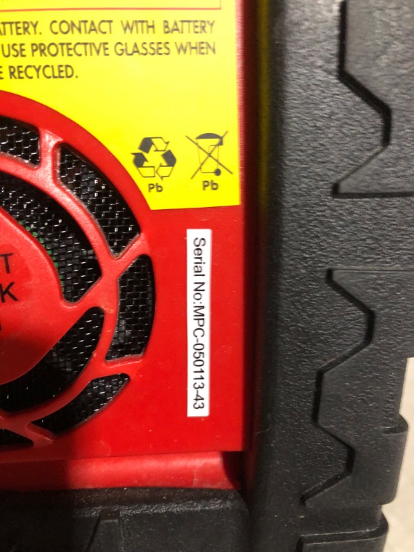 Photo 6 of ***USED - DOESN'T POWER ON - SEE COMMENTS***
Tyrell Chenergy 1400 Peak Amp Portable Power Station Jump Starter,with 260 PSI Tire Inflator/Air Compressor,400W