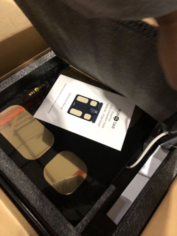 Photo 1 of Runstar Scale for Body Weight and Fat Percentage, 8 Electrodes High Precision Digital Scale for BMI 20 Body Composition Measurement, Bathroom Smart Scales with Large Color Display FSA or HSA Eligible 8 Electrodes FG2015