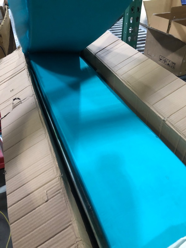 Photo 1 of MARFULA Gymnastic Kip Bar with Mat Set Gymnastics Horizontal Bar Gymnastic Equipment for Kids Home Use Teal (Bar With Mat)