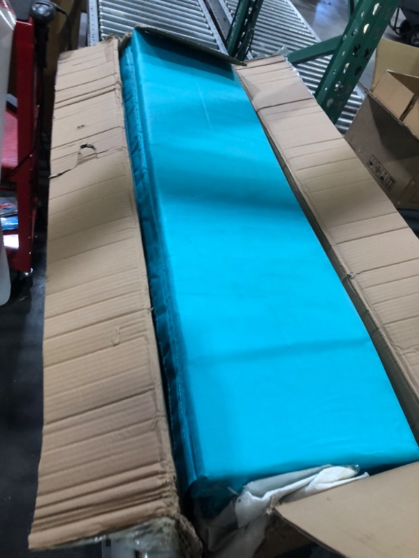 Photo 1 of MARFULA Gymnastic Kip Bar with Mat Set Gymnastics Horizontal Bar Gymnastic Equipment for Kids Home Use Teal (Bar With Mat)