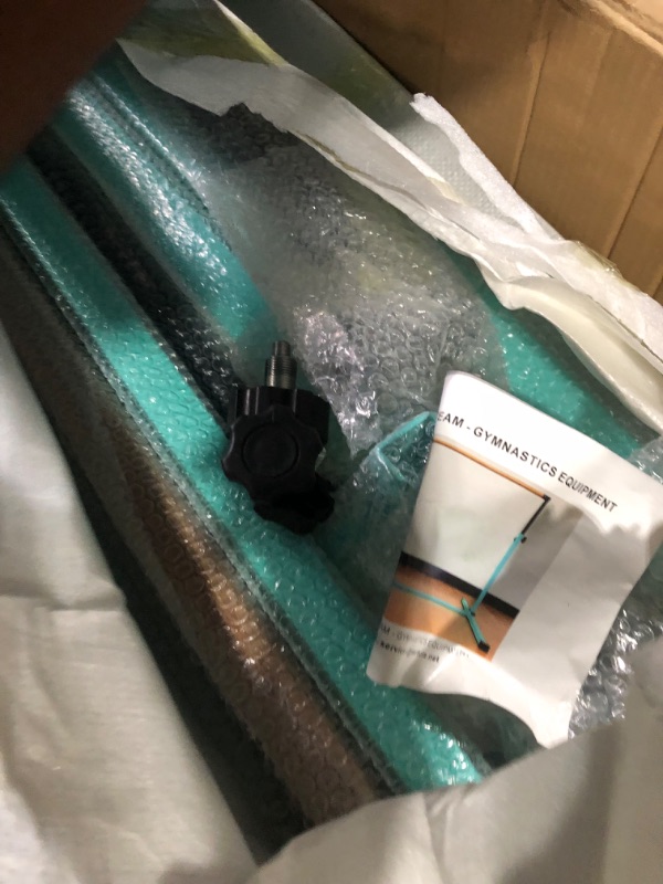 Photo 1 of MARFULA Gymnastic Kip Bar with Mat Set Gymnastics Horizontal Bar Gymnastic Equipment for Kids Home Use Teal (Bar With Mat)