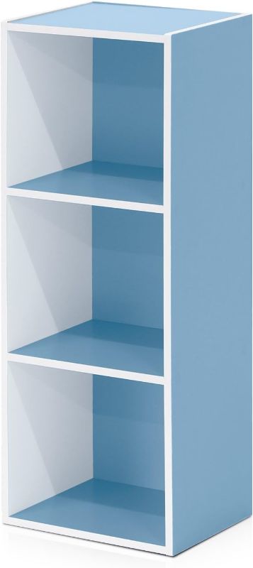 Photo 1 of **PARTS ONLY**STOCK PHOTO FOR REFERENCE ONLY**
Furinno 11003WH 3 - Tier Open Shelf Bookcase White Color - 12 W X 31.5 H X 9.3 D
