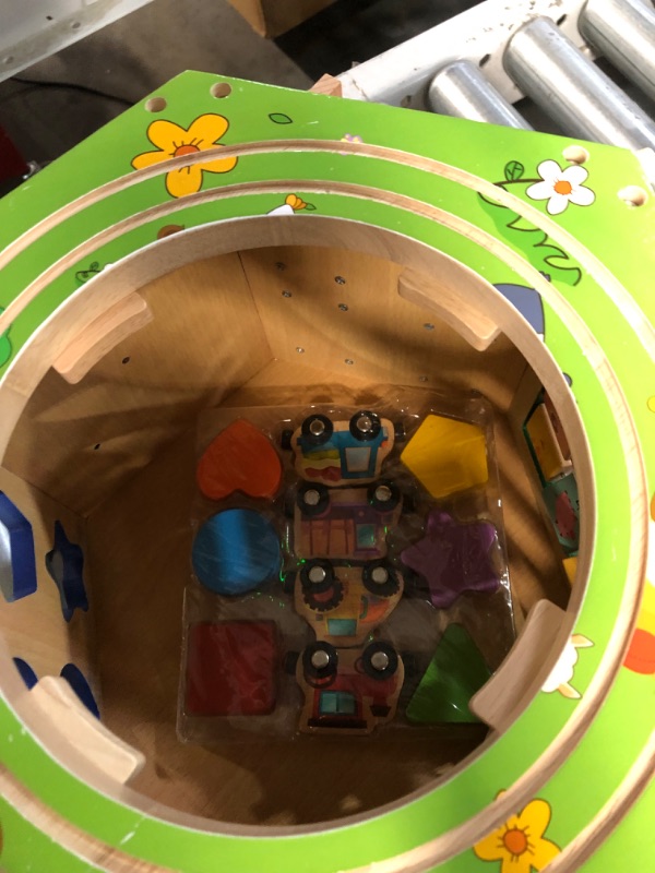 Photo 4 of ***USED - LIKELY MISSING PARTS***
Farm Animal Activity Cube, 9-in-1 Wooden Montessori Toddler Toys, 15 x 13 x 10 inches