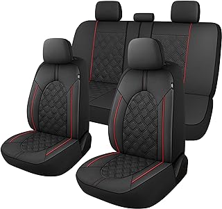 Photo 1 of [STOCK PHOTO]
LOZUZ Seat Covers for Tesla Model Y Seat Covers 2023-2020 Car Interior Cover Red Nappa Leather Car Seat Accessories(Red Nappa-Full Set) Red Nappa Model Y Full Set