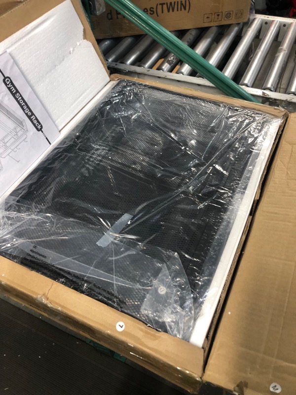 Photo 1 of Dunatou Dumbbell Rack Home Gym Rolling Storage Rack - Black, 15.55x24x38