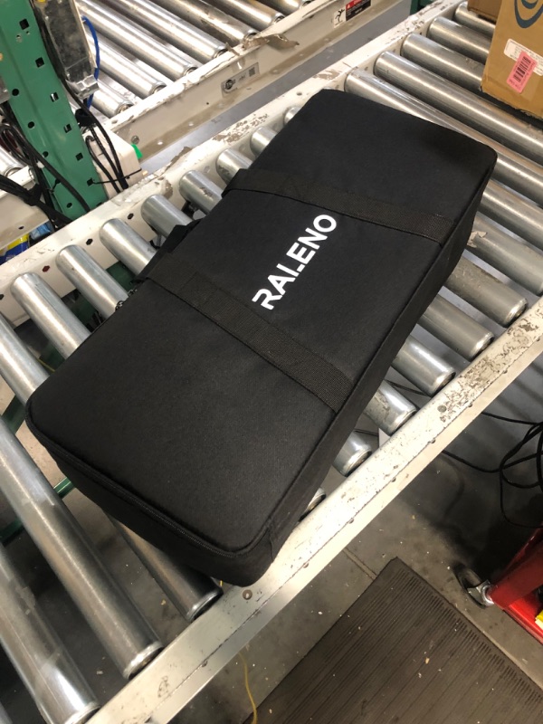 Photo 1 of RALENO 2 Packs LED Video Light and 75inches Stand Lighting Kit Include: 3200K-5600K CRI95+ Built-in Battery with Handbag