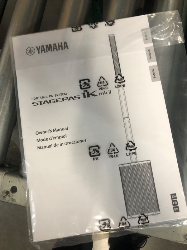 Photo 1 of Yamaha Portable PA System Stagepas 1k MKII