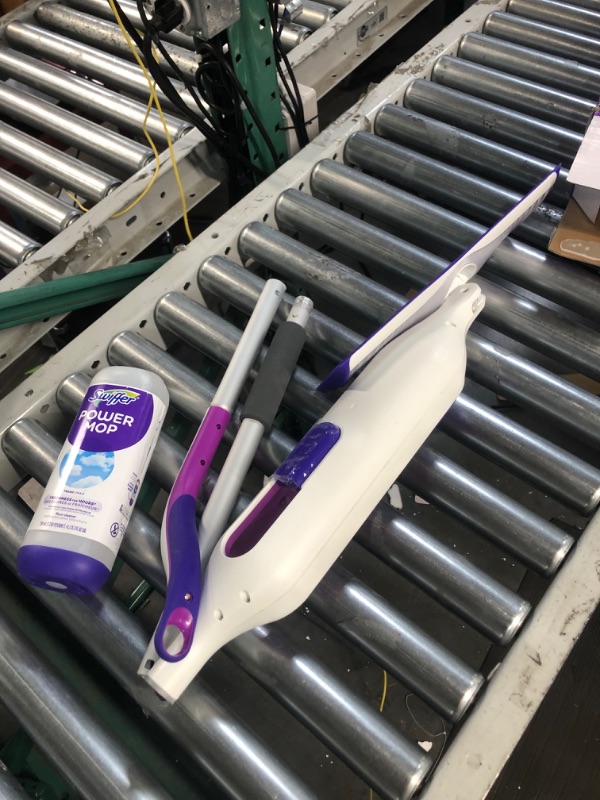 Photo 1 of Swiffer PowerMop Multi-Surface Mop Kit for Floor Cleaning, Fresh Scent, Mopping Kit