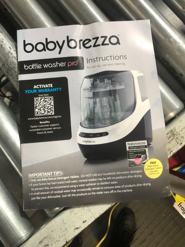 Photo 2 of Baby Brezza Bottle Washer Pro - Baby Bottle Washer, Sterilizer + Dryer - All in One Bottle Cleaner Machine Replaces Tedious Bottle Brushes and Hand Washing