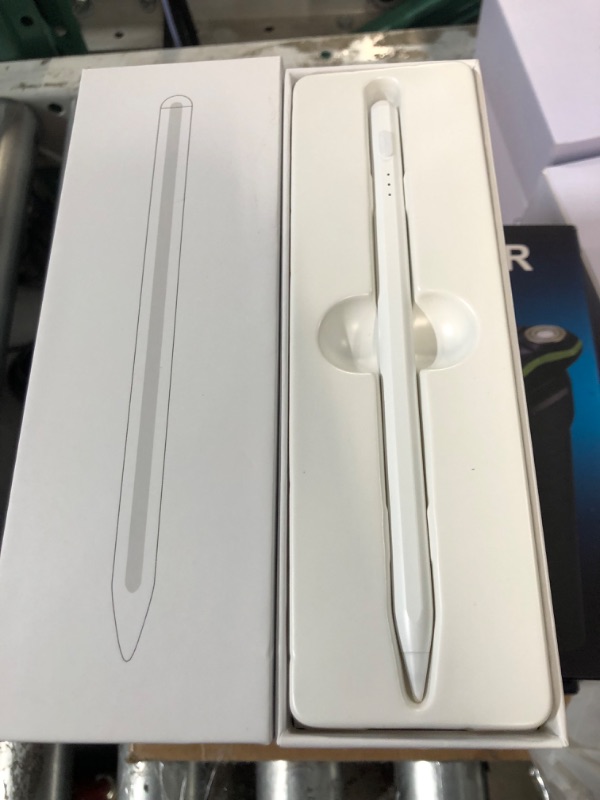 Photo 1 of Stylus Pen for ipad, Active Pencil with Quick Charge, Palm Rejection Tilt Sensor, Magnetic Apple Compatible 2018-2022 iPad Pro 11"/12.9",iPad 10/9/8/7/6,iPad Mini 5/6,iPad Air3/4/5 A-30 mins Charge-White