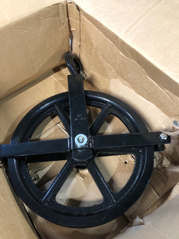 Photo 2 of QWORK Scaffolding Wheels, 12" Aluminum Lifting Pulley