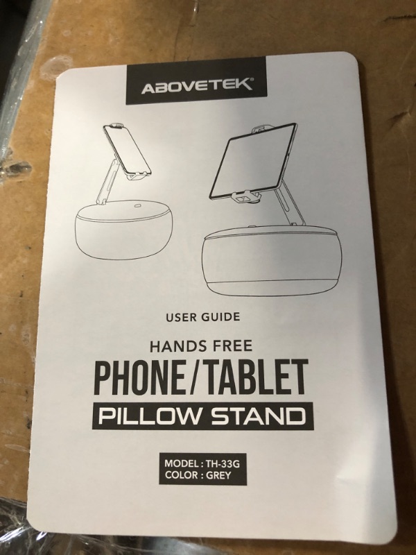 Photo 2 of AboveTEK Tablet Pillow Holder for Bed, Hands Free 360°  (Grey)