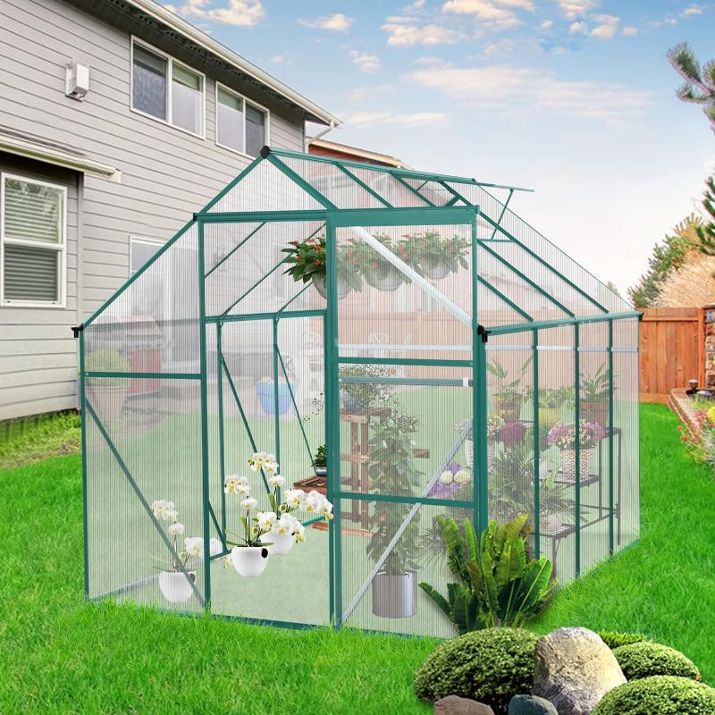 Photo 1 of ***BOX 1 ONLY***6x8FT Polycarbonate Walk-in Greenhouses