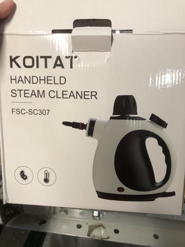 Photo 3 of KOITAT Handheld Steam Cleaner, Steam Cleaner for Home with 10 Accessory Kit, Multipurpose Portable Upholstery Steamer Cleaning with Safety Lock to Remove...
