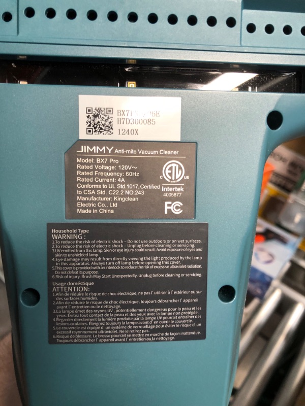 Photo 1 of ** SEE NOTES** Jimmy Mattress Vacuum Cleaner with Dust Sensor (BX7 Pro, Corded) 120V