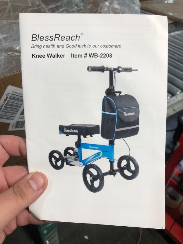 Photo 1 of BlessReach Economy Knee Scooter Black