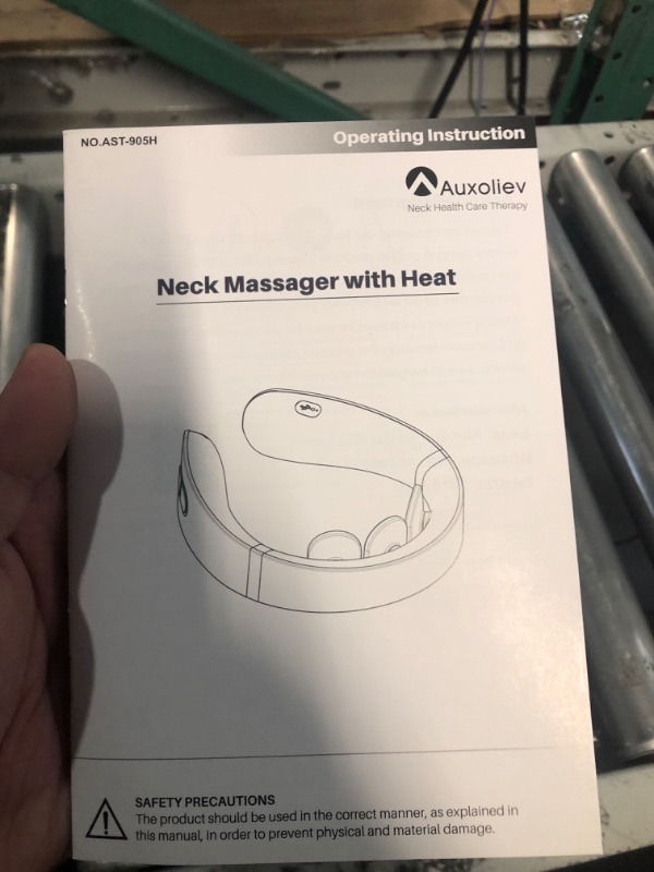 Photo 2 of Auxoliev Neck Massager White-gray