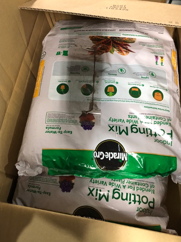 Photo 2 of **Prev Used** **SEE PHOTOS AND NOTES** **NON-REFUNDABLE** -Gro Indoor Potting Mix - Blended for a Wide Variety of Container Plants, 16 qt. (2-Pack) 