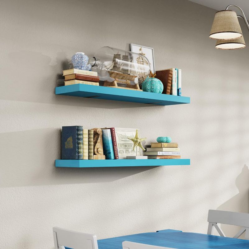 Photo 1 of **Photo used fore refernce** Habudda Floating Shelves, Wall Decor Wood Shelf 