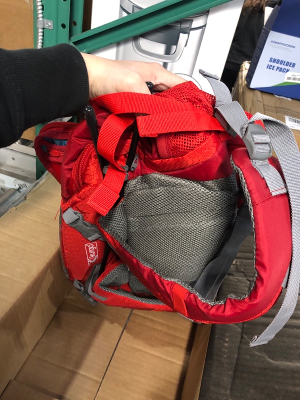 Photo 3 of **PREV USED AND MINOR DAMAGE** SEE PHOTOS AND NOTES 
Kurgo Dog Carrier Backpack for Small Pets -  Chili Red