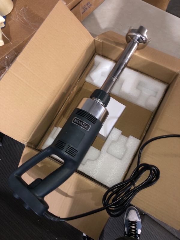 Photo 2 of (READ FULL POST) VEVOR Commercial Immersion Blender 350W Power, Hand Held Mixer with 9.8-Inch 304 Stainless Steel Removable Shaft, Electric Stick Blender Variable Speed 4000-16000RPM
