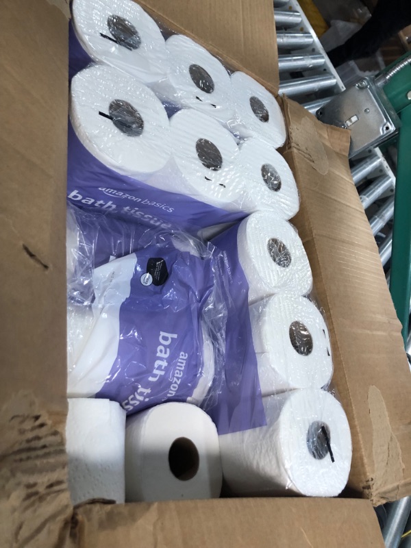 Photo 3 of Amazon Basics 2-Ply Toilet Paper 5 Packs, 6 Rolls per pack (30 Rolls total) (Previously Solimo)