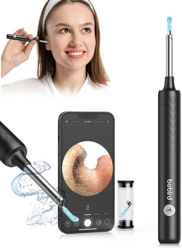 Photo 1 of BEBIRD Ear Wax Removal, Ear Cleaner with Ear Camera, 5 Megapixels 1080P Ear Scope, Ear Picker with 6 LED Lights, Full Set Ear Wax Removal Tool with 4 Ear Scoops, Green+