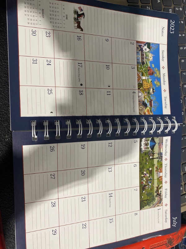 Photo 4 of *2023 PLANNER*
LANG LINDA NELSON STOCKS 2023 SPIRAL ENGAGEMENT PLANNER (23991011090)