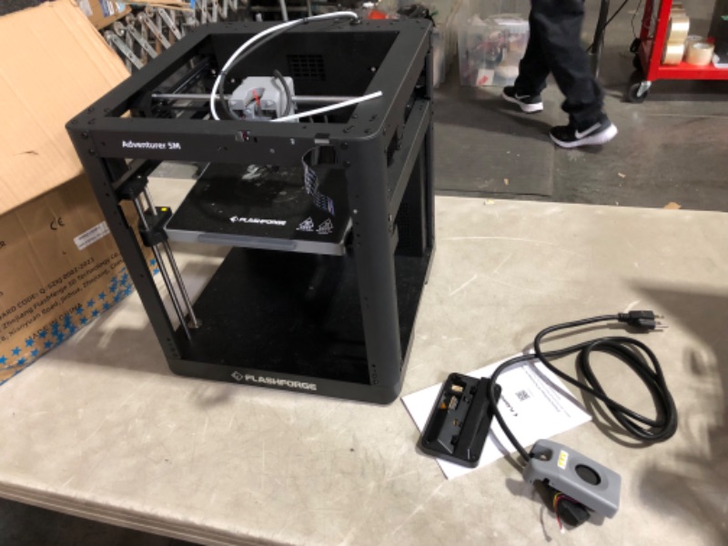 Photo 8 of ***USED - NOT FUNCTIONAL - SEE COMMENTS***
FLASHFORGE Adventurer 5M 3D Printer with Fully Auto Leveling, Max 600mm/s High Speed Printing, 280°C Direct Extruder 