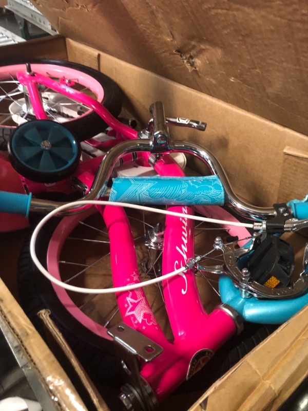 Photo 4 of ***USED - LIKELY MISSING PARTS - UNABLE TO VERIFY FUNCTIONALITY***
Schwinn Koen & Elm Toddler and Kids Bike, Training Wheels Included, Pink 16-inch Wheels