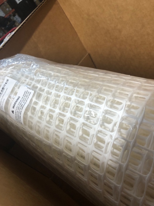 Photo 1 of PotatoLife Plastic Hardware Mesh Netting, Garden Netting, Temporary Fence, Tree Guards, Safety Net for Balcony, Deck, Stair Railing