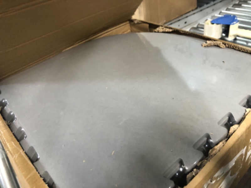 Photo 1 of BalanceFrom Puzzle Exercise Mat with EVA Foam Interlocking Tiles Grey 1/2” Thick, 144 S.F., New