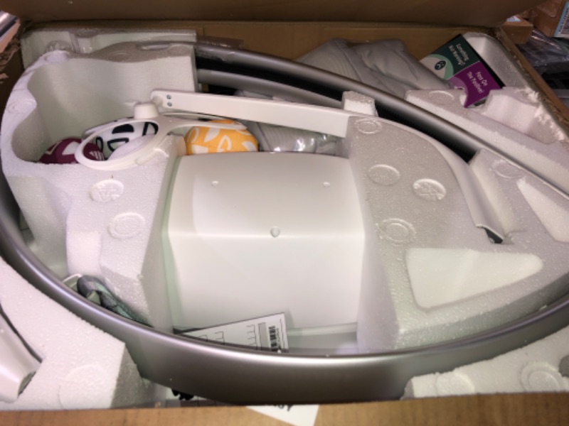 Photo 2 of 4moms MamaRoo Multi-Motion Baby Swing, Bluetooth Baby Swing with 5 Unique Motions, Grey