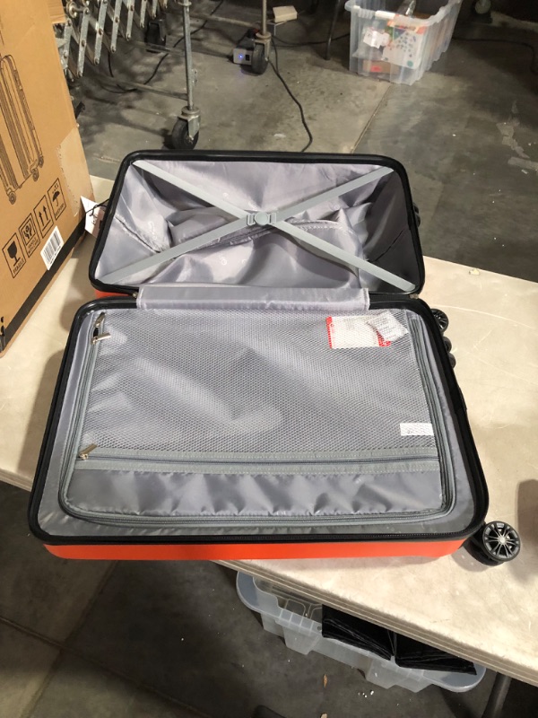 Photo 1 of ***USED - DEFAULT CODE IS 0-0-0***
Coolife Luggage Suitcase PC+ABS with TSA Lock Spinner Carry on Hardshell Lightweight 24 Inch