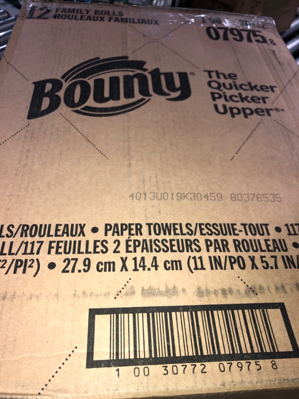 Photo 3 of (READ FULL POST) Bounty Select-A-Size Paper Towels, White, 6 Double Rolls = 12 Regular Rolls