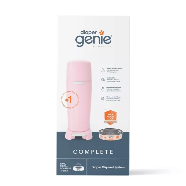 Photo 1 of Diaper Genie Complete Pail - (PINK) 