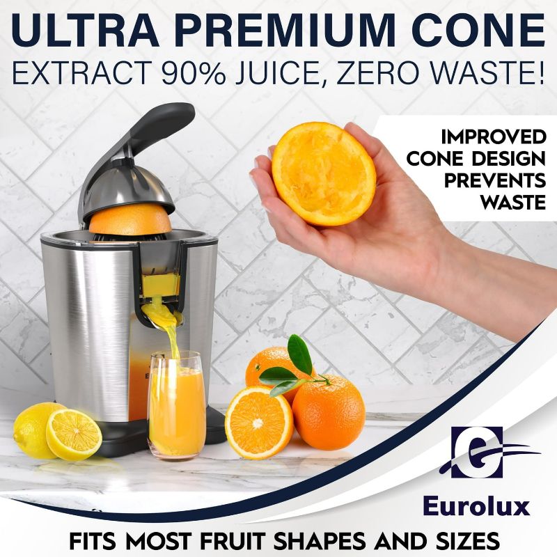 Photo 4 of (READ FULL POST) Eurolux Electric Citrus Juicer Power Pro - ELCJ-3000