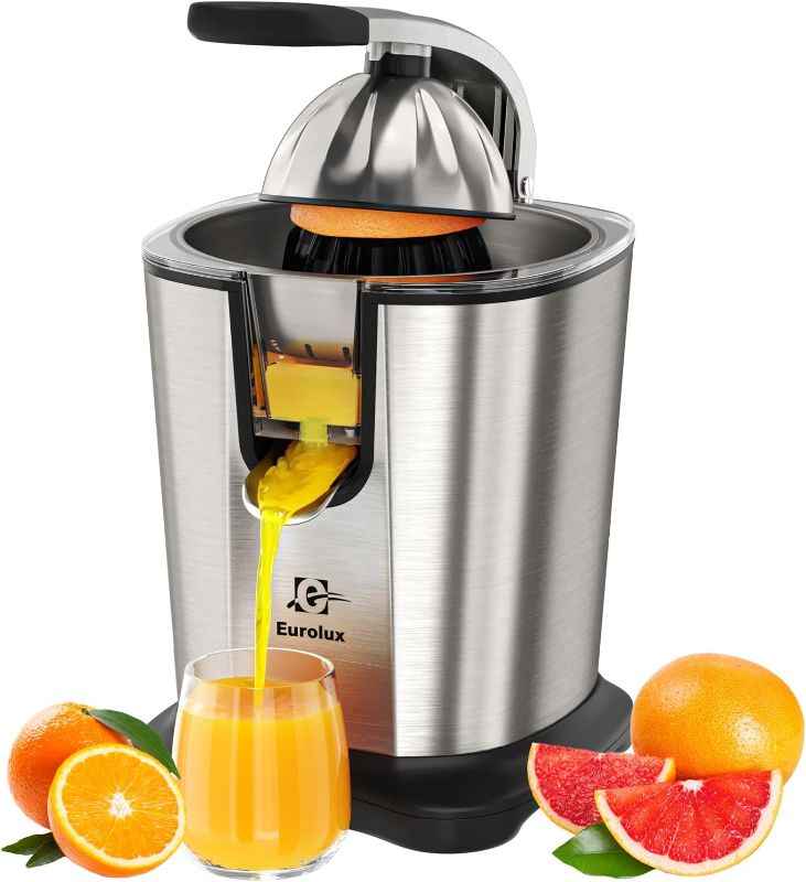 Photo 1 of **PARTS ONLY TURNS ON BUT DOES NOT MOVE**  Eurolux Electric Citrus Juicer Power Pro - ELCJ-3000