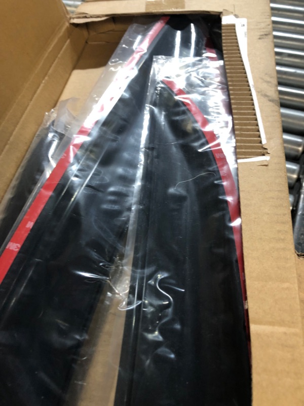 Photo 1 of LQQDP Set of 4 Front+Rear JDM Smoke Sun/Rain Guard Outside Mount Tape-On Acrylic Window Visors Compatible with 03-07 Accord 4-Door Sedan