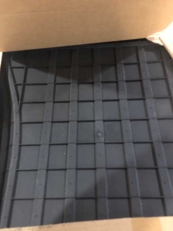 Photo 2 of BASENOR Tesla Model Y Rear Trunk Mat with Backrest Mats TPE Waterproof All-Weather Protect Cargo Liner for 7 Seat Model Y 2020 2021 2022 2023 7 Seater Trunk Mat