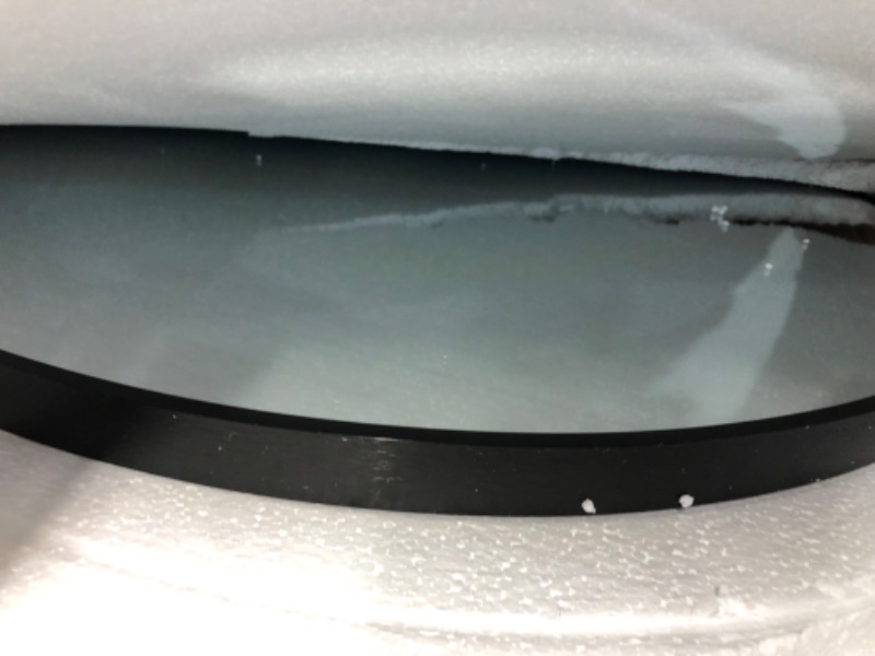 Photo 1 of Black Circle Wall Mirror, 32 Inch Large Round Bathroom Mirror with Aluminum Alloy Frame, Round Wall Mounted Mirrors, Bathroom Vanity Mirror, Entryway Mirror Black-circle 32"x32"