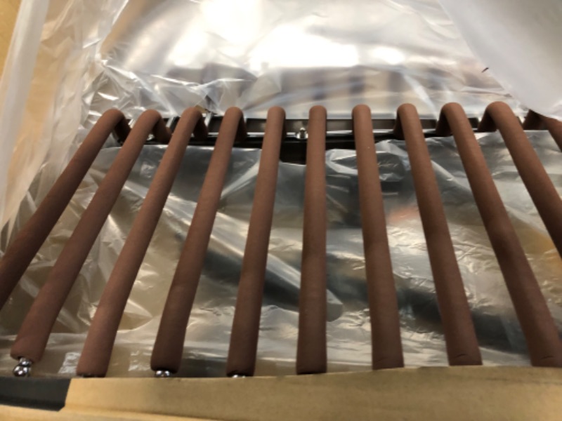 Photo 1 of Nisorpa Pull Out Pants Rack - 22 Arms Steel Pull Out Pants Hangers Jeans Hangers for Closet - Clothing Closet Storage Bar Pants Slide Out Rack Trousers Rack for Closet, Maximum Load 33lbs, Coffee