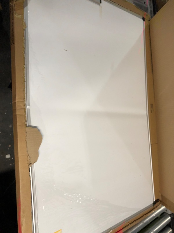 Photo 3 of **PARTS ONLY/SALE FINAL**BENT IN THE MIDDLE/ NO MARKERS OR EARSER INCLUDED**
**NON-REFUNDABLE** // **SALE FINAL** XBoard Magnetic Dry Erase Board/Whiteboard, 36 X 24 Inches, Double Sided White Board 