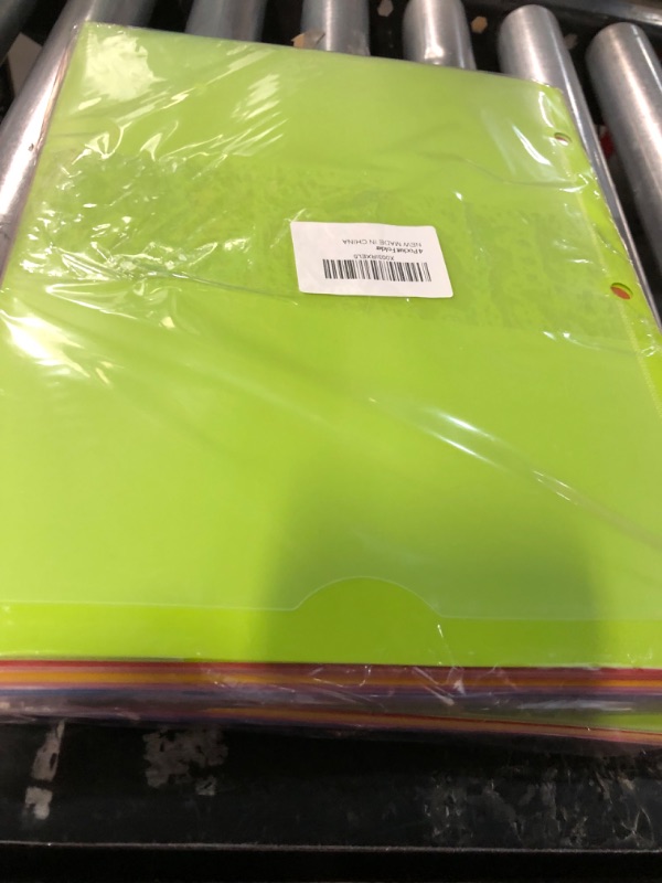 Photo 1 of SET OF 2
KTRIO Pocket Folders 2 Pocket Folders 3 Hole Punch- (6 Pack, Assorted Colors) Plastic Folders for 3 Ring Binder Folder with Pockets Letter Size Pocket Folders Colored Poly Folders for School
